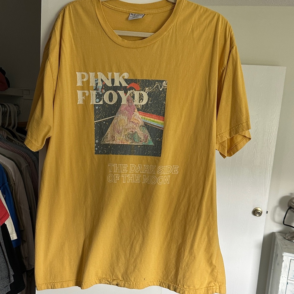 Pink Floyd Mustard Yellow Tee